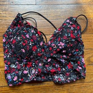 Pink Victoria Secret Floral Bralette